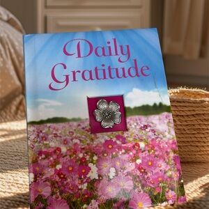 Pink and Blue Floral Journal for Daily Reflections